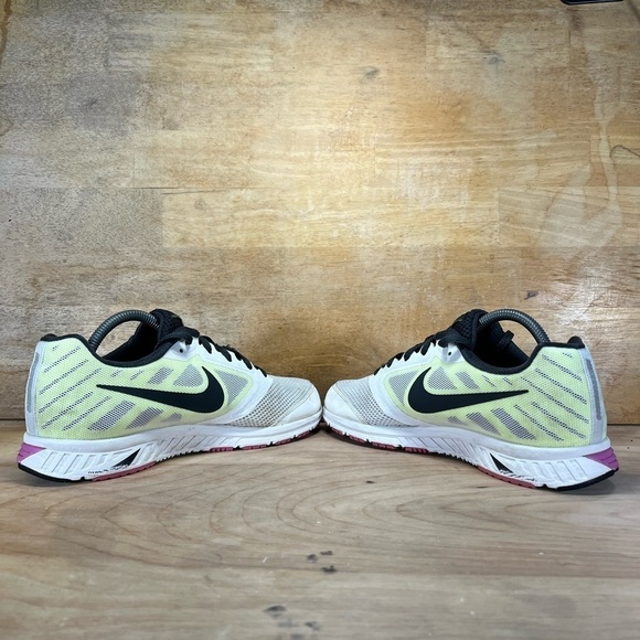 Nike Zoom Fly Womens Size 10 Running Shoes Sneakers White Yellow 630995-105 - Picture 5 of 8